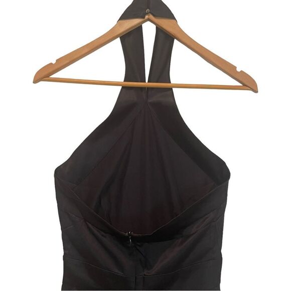 NWOT SILK MAISON Cross Halter Silk Jumpsuit In Black - Picture 11 of 16